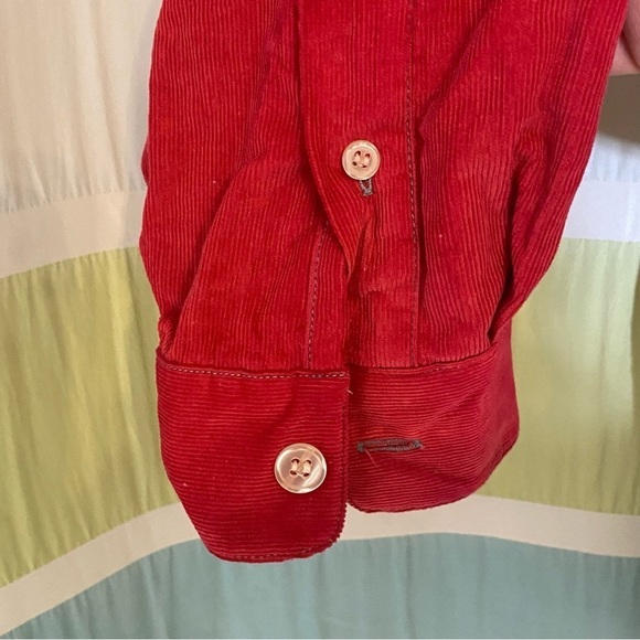 Vintage Eddie Bauer Color Block Corduroy Shacket Sz Medium - Picture 5 of 8